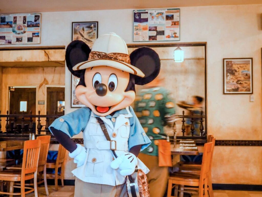 Tusker House Restaurant Characters- Mickey
