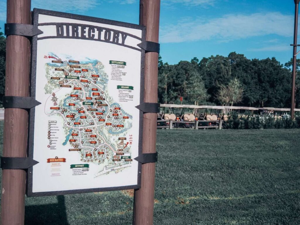 Disney Fort Wilderness Map