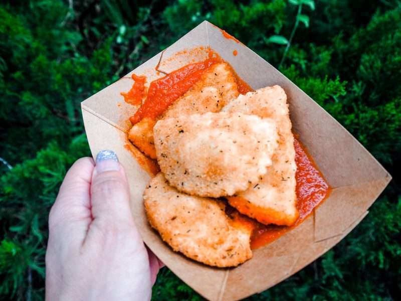 Ravioli at EPCOT Food and wine Festival Disney World Italy