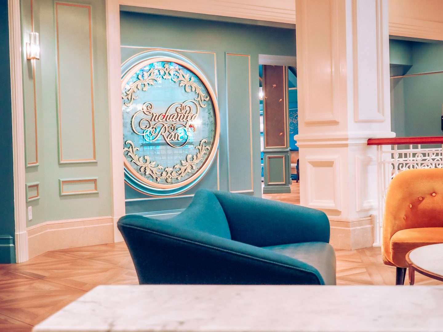 Enchanted rose lounge at grand Floridian resort