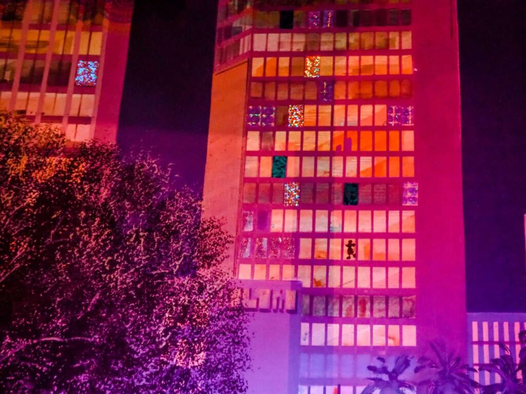 Hidden Mickey Three Caballeros ride at EPCOT