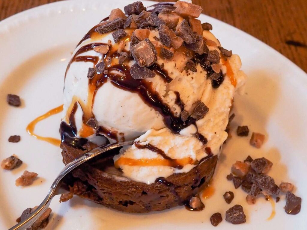 Ooey Gooey Toffee Cake at Liberty Tree Tavern Magic Kingdom