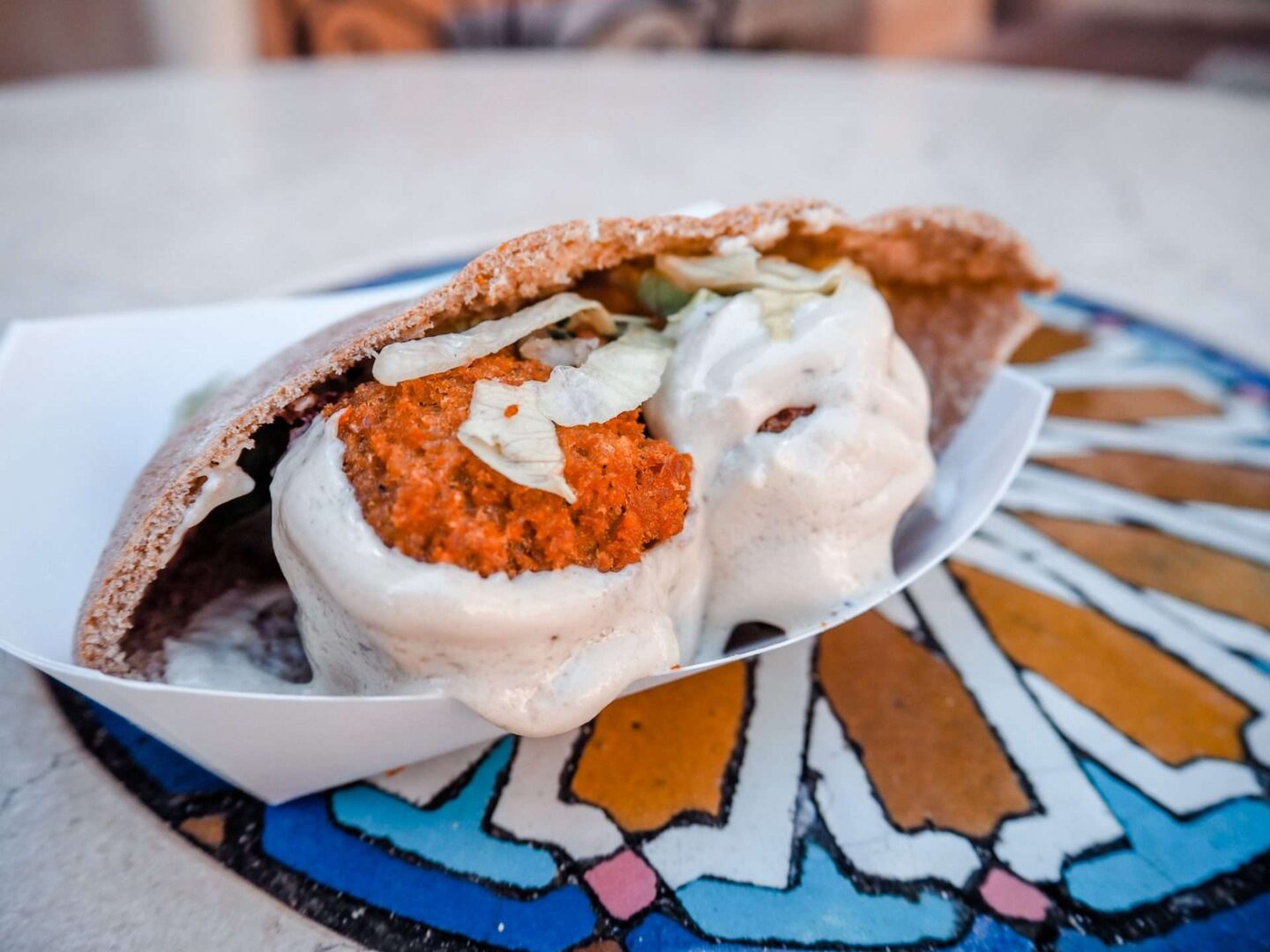 Morocco Falafel Food and Wine Festival Disney Snack