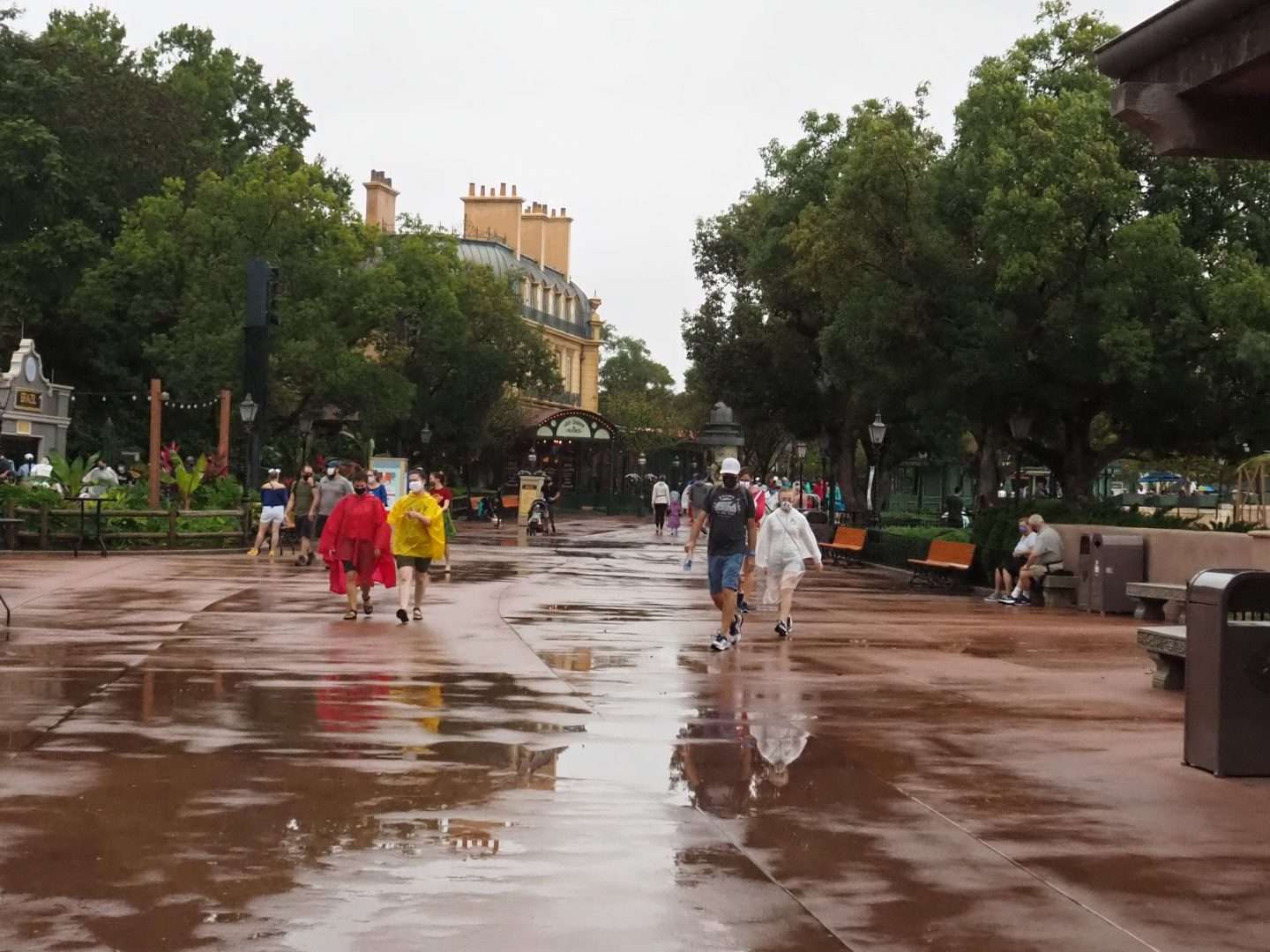 Rain at Disney World