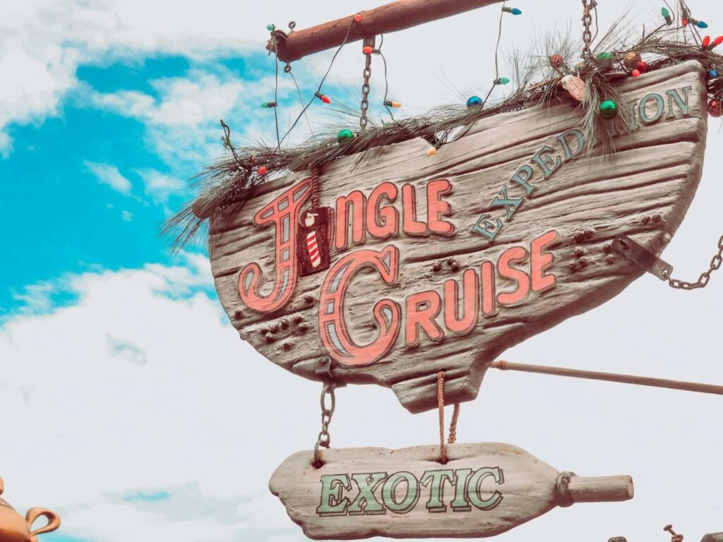 Jingle Cruise Disney Christmas Ride at Magic Kingdom