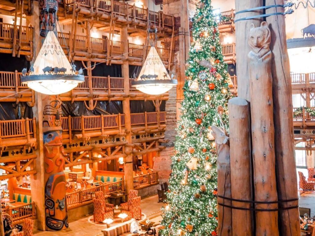 Disney wilderness Lodge Christmas
