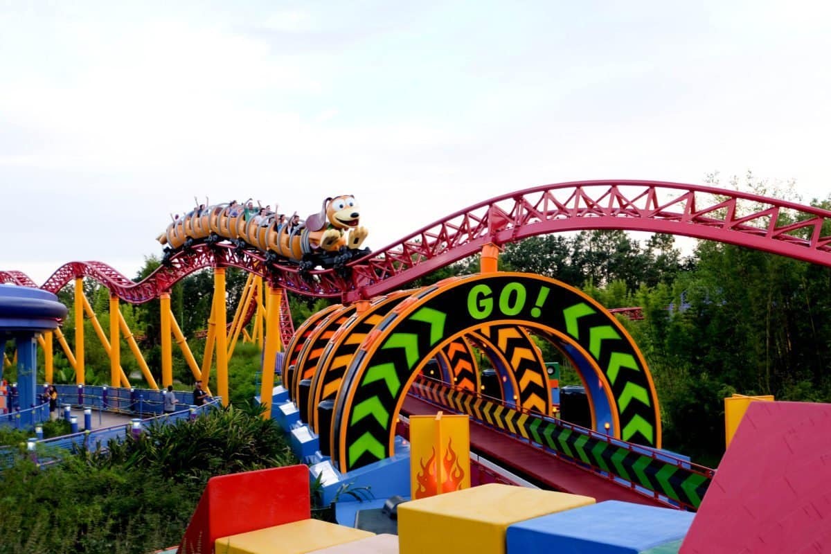 Slinky Dog Dash Roller Coaster Disney World
