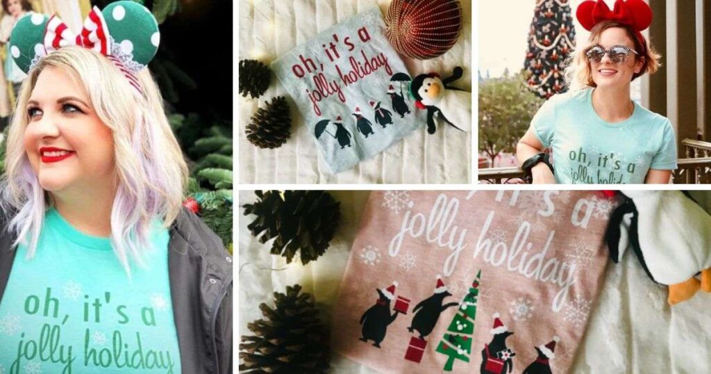 Jollywood Nights Jolly Holiday shirts Christmas Disney outfits