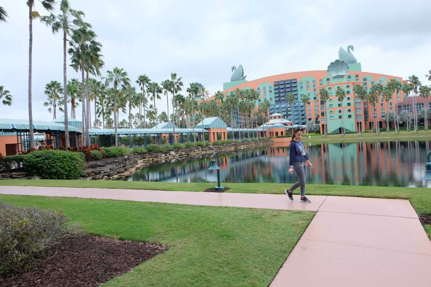 Disney Dolphin Hotel Walkway