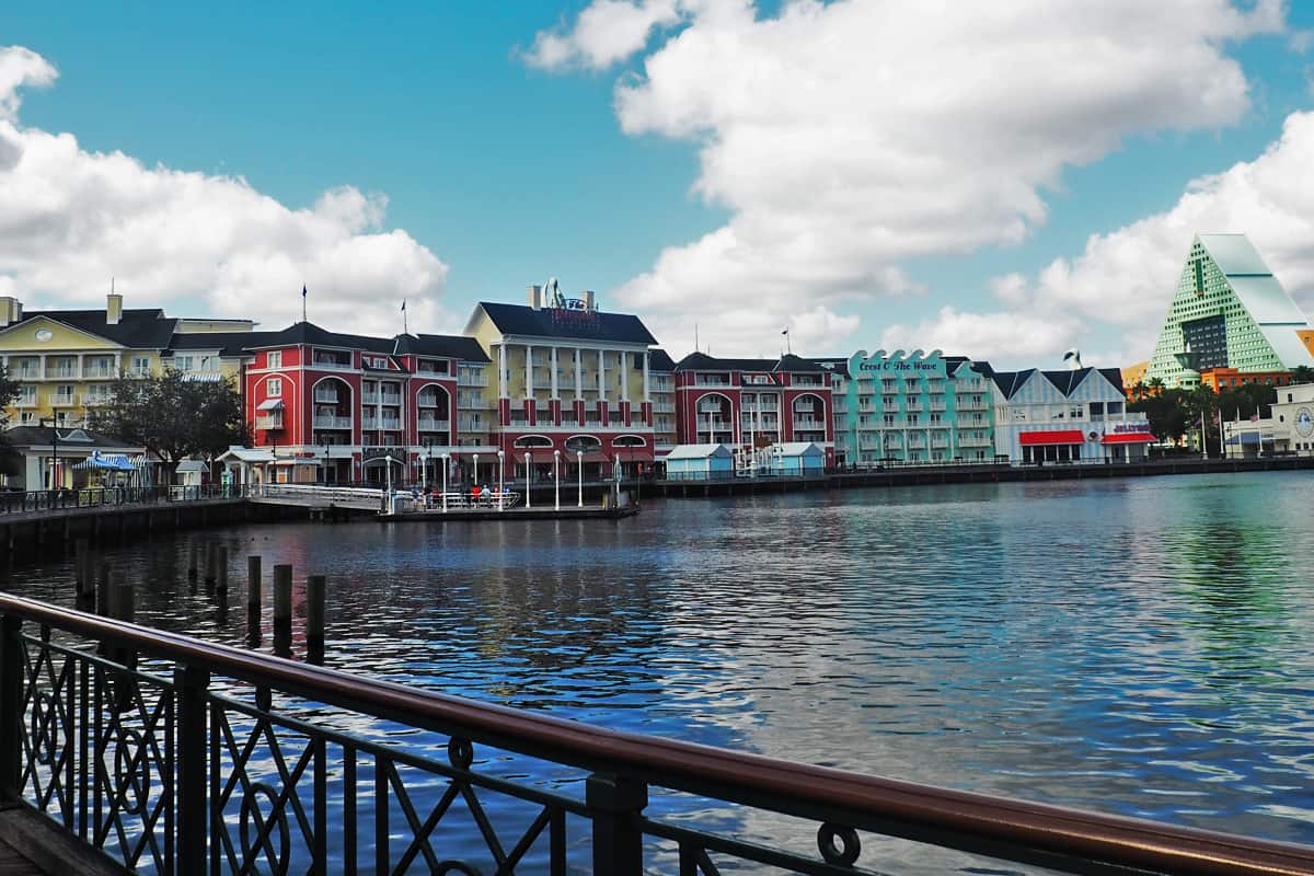 Disney Boardwalk Water View