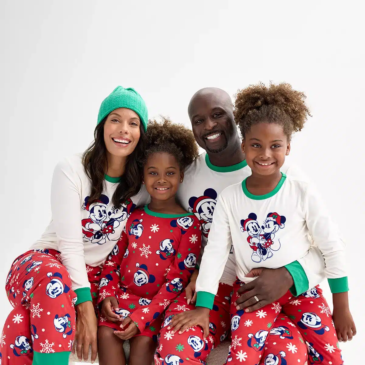 Mickey and Minnie Christmas Pajamas Matching Family