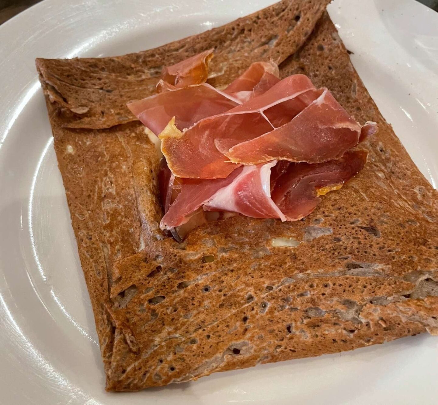 Le Creperie de Paris Crepes Ham and Cheese