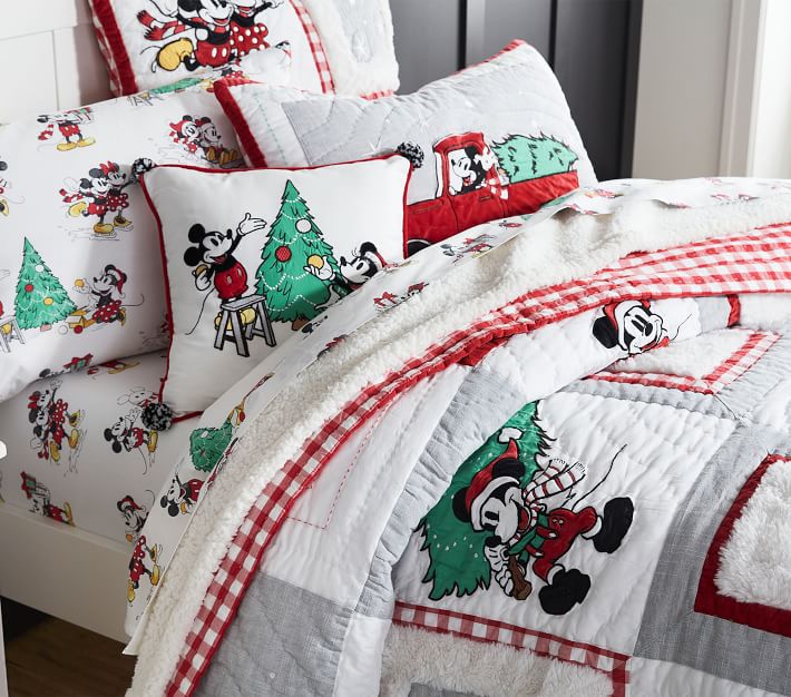 Mickey Mouse Christmas Bedding Sets