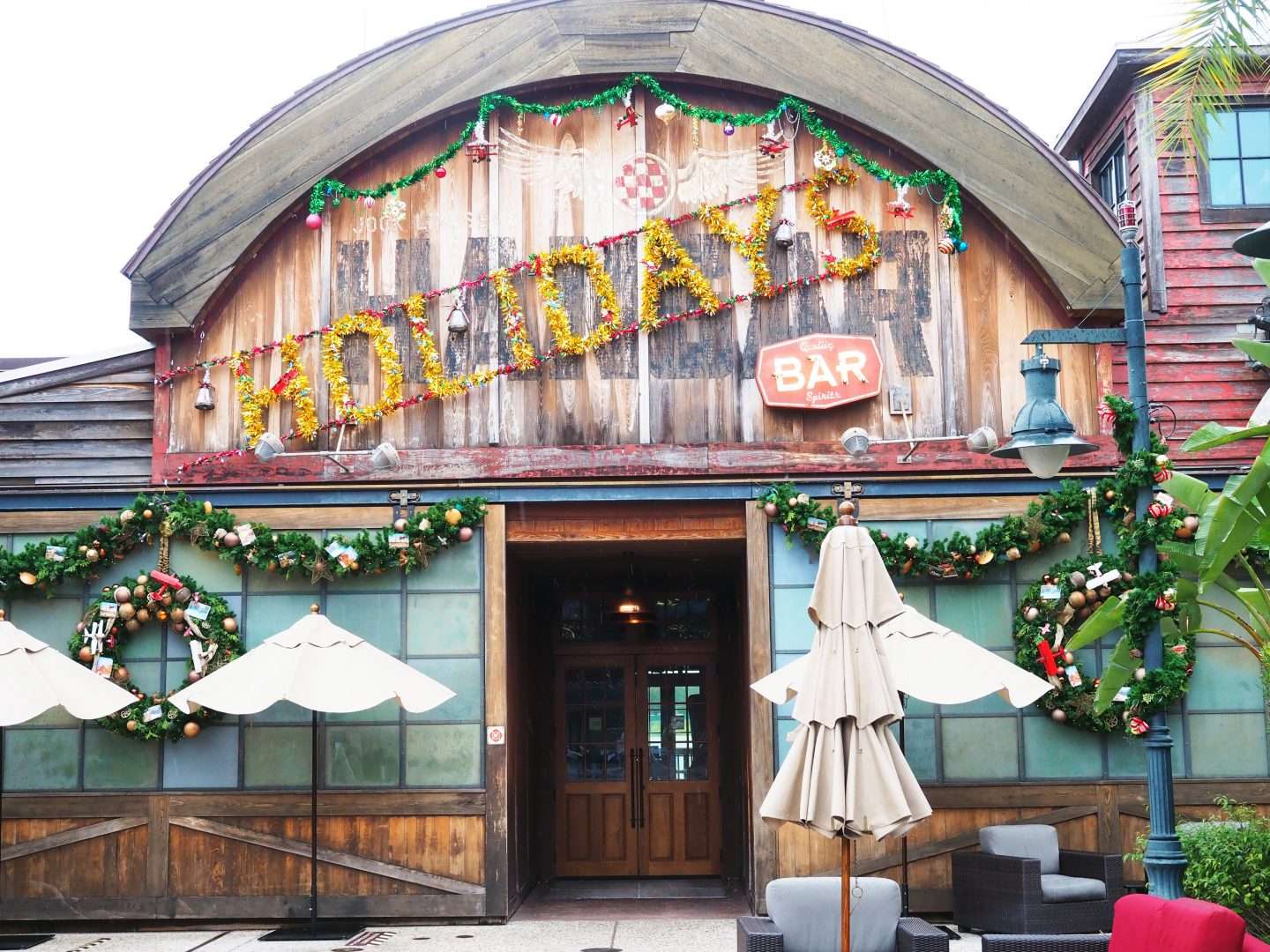 Disney Springs Christmas Jock Lindsey Bar