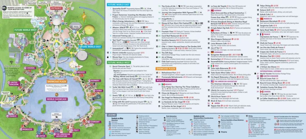 Epcot Shortcuts for busy days at Disney World