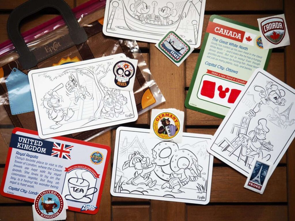 Kidcot World Showcase Epcot game