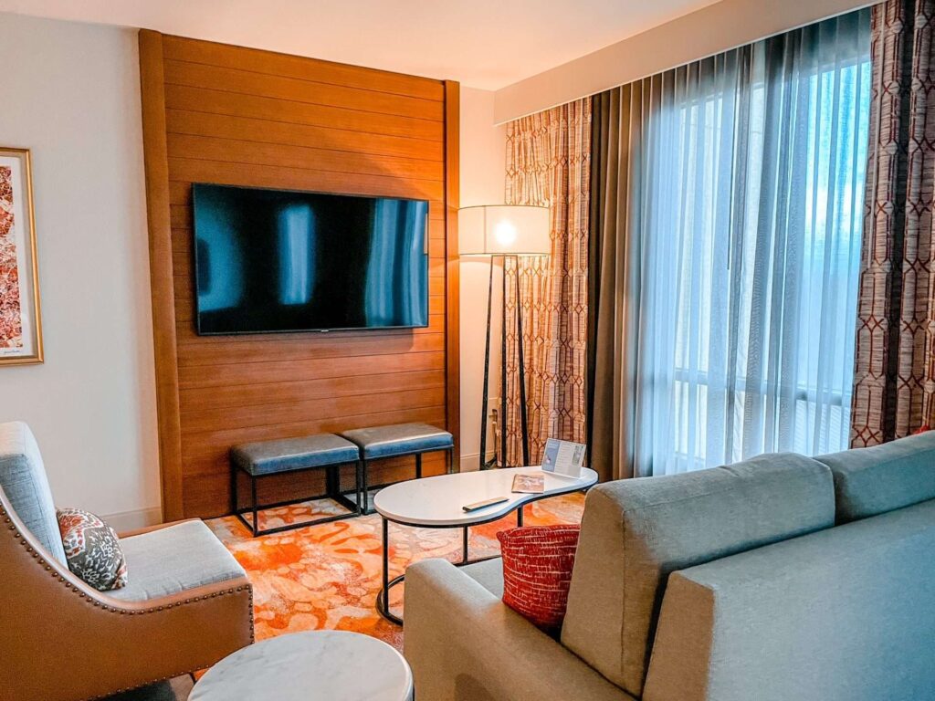 Coronado Springs Tower Suite Living Room