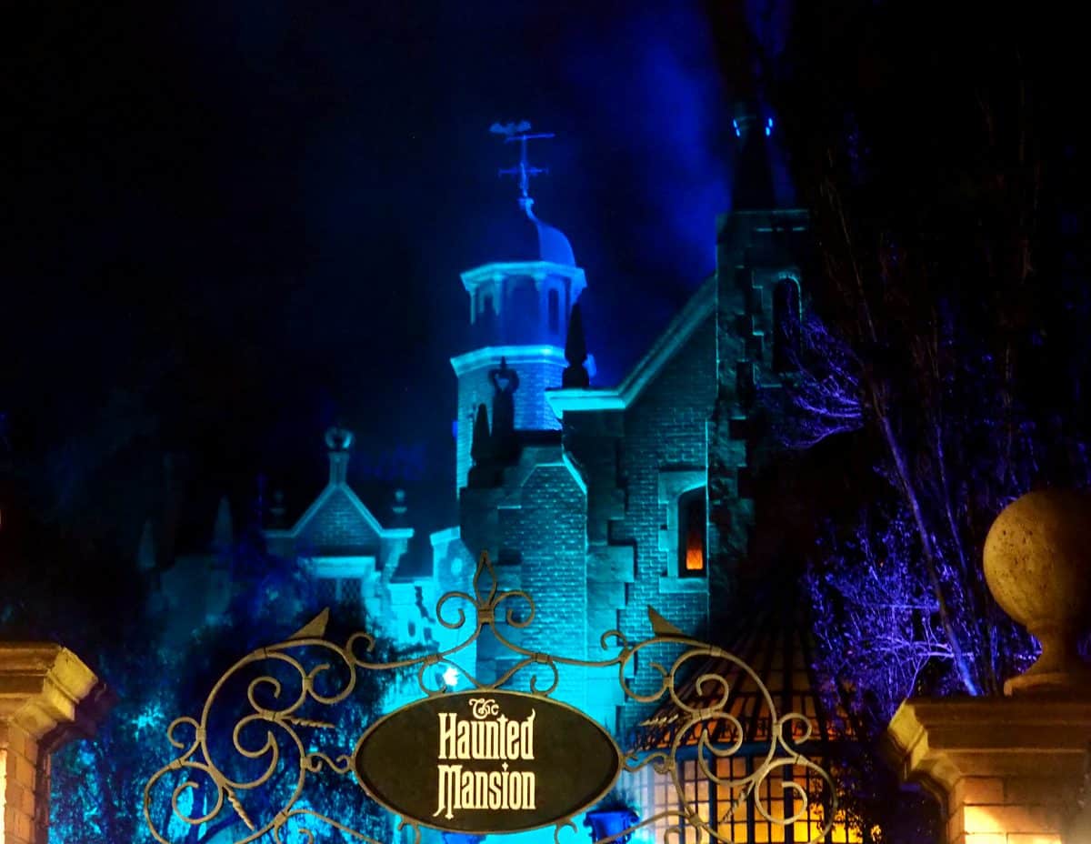 Haunted Mansion during Magic Kingdom Halloween Party
