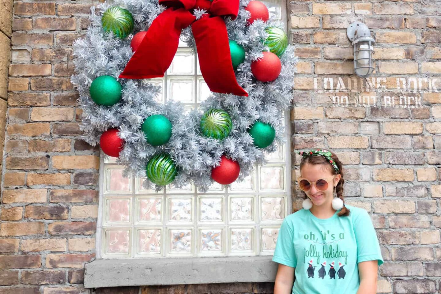 Hollywood Studios Christmas Wreath Jolly Holiday Christmas Shirt