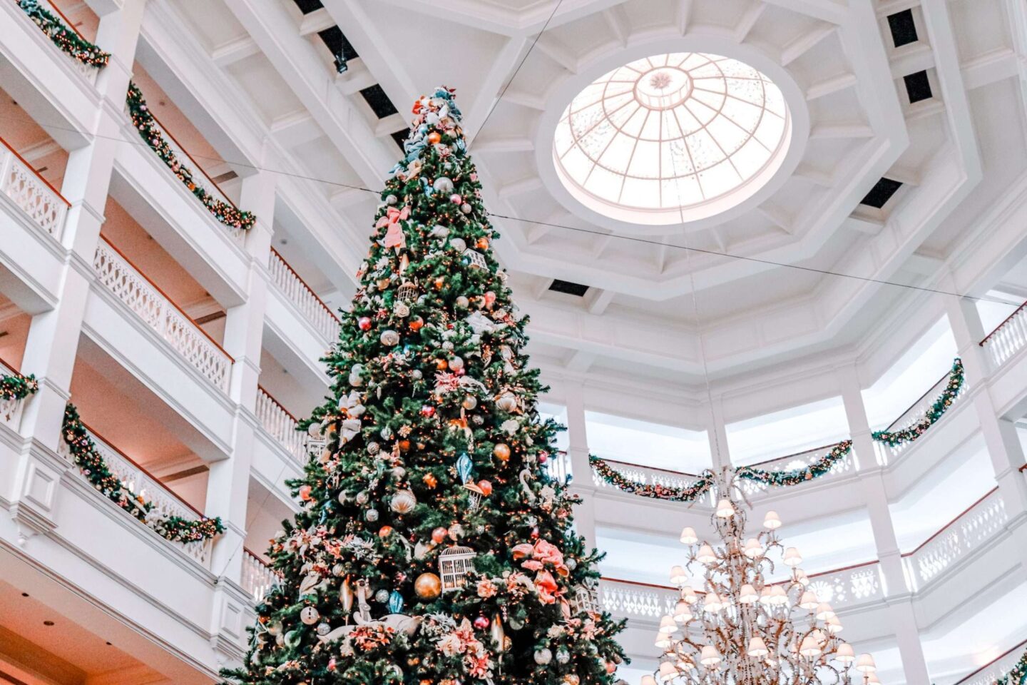 Christmas tree at Disney Grand Floridian