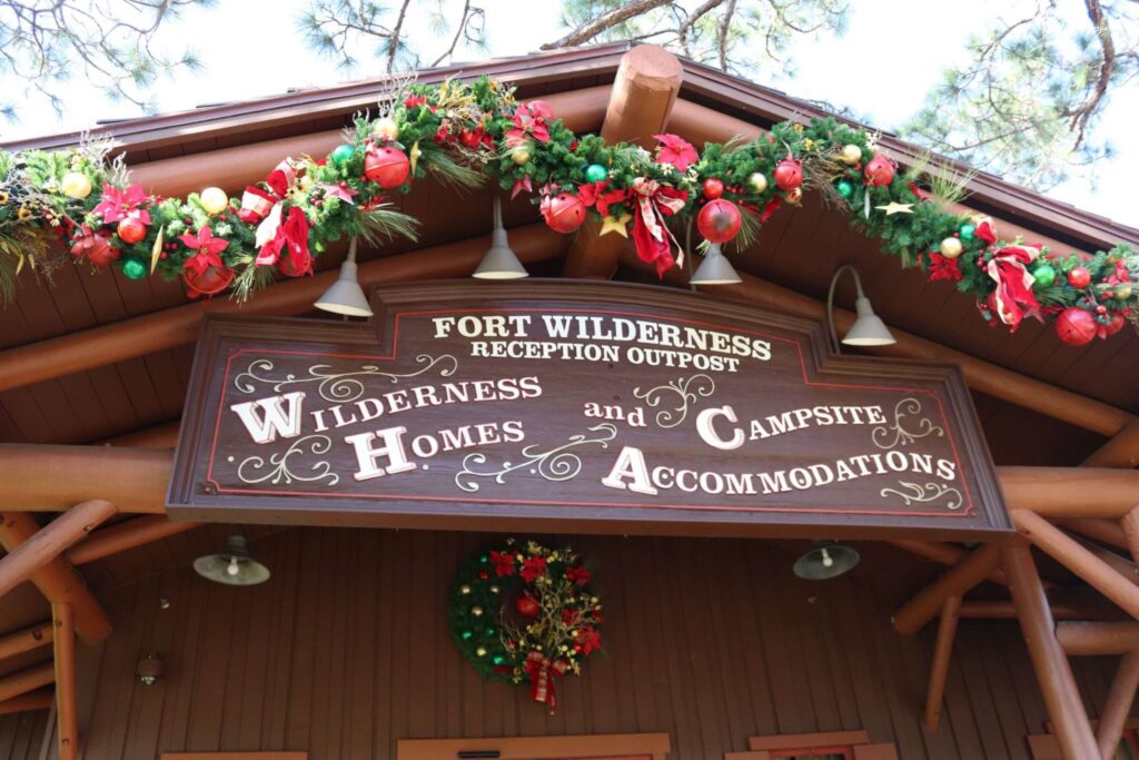 Fort Wilderness Disney Campground at Christmas