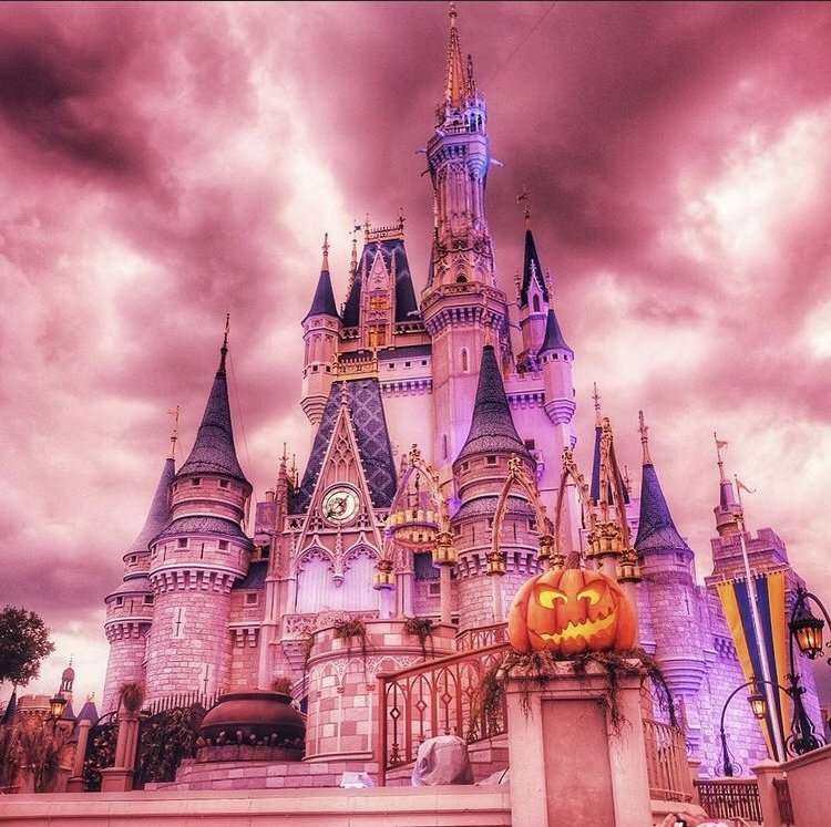 Castle at Disney World for Halloween Party