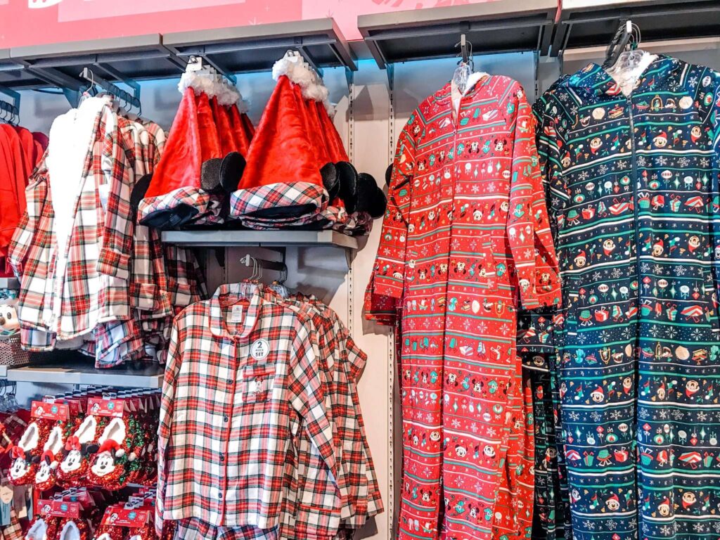 Christmas Pajamas Disney Merchandise Gift Shops