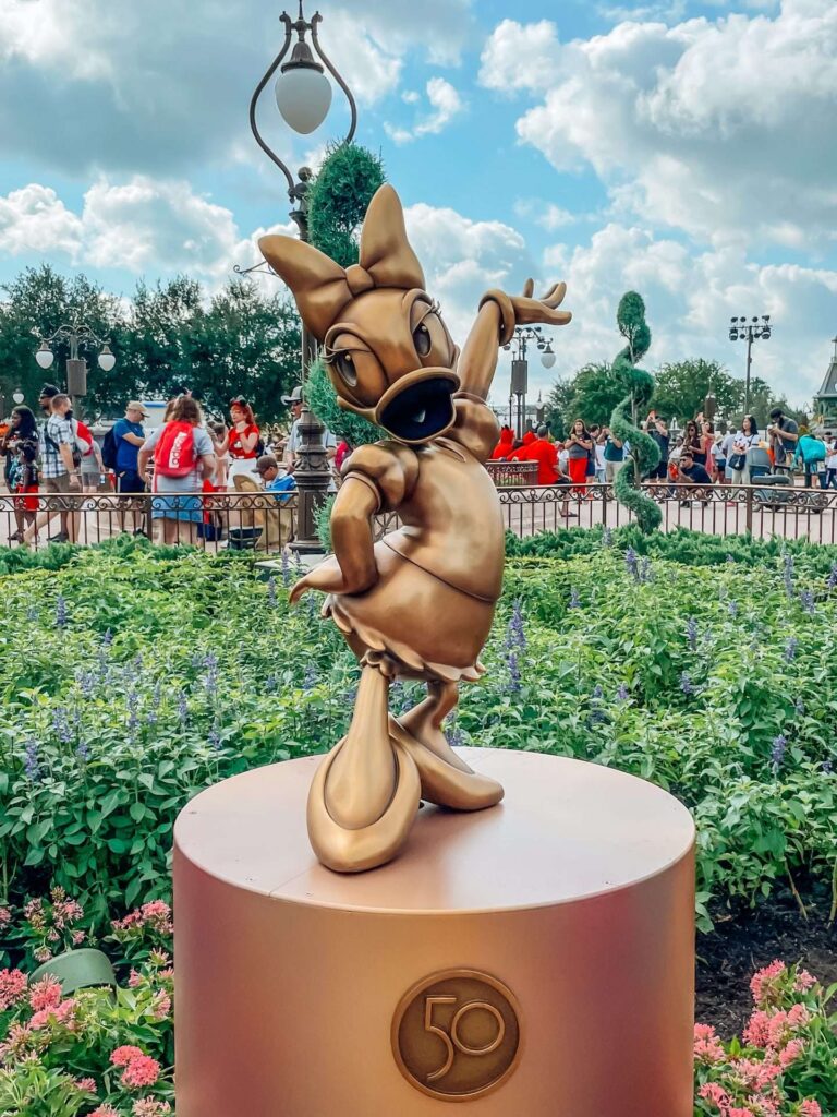 Daisy Statue at Magic Kingdom