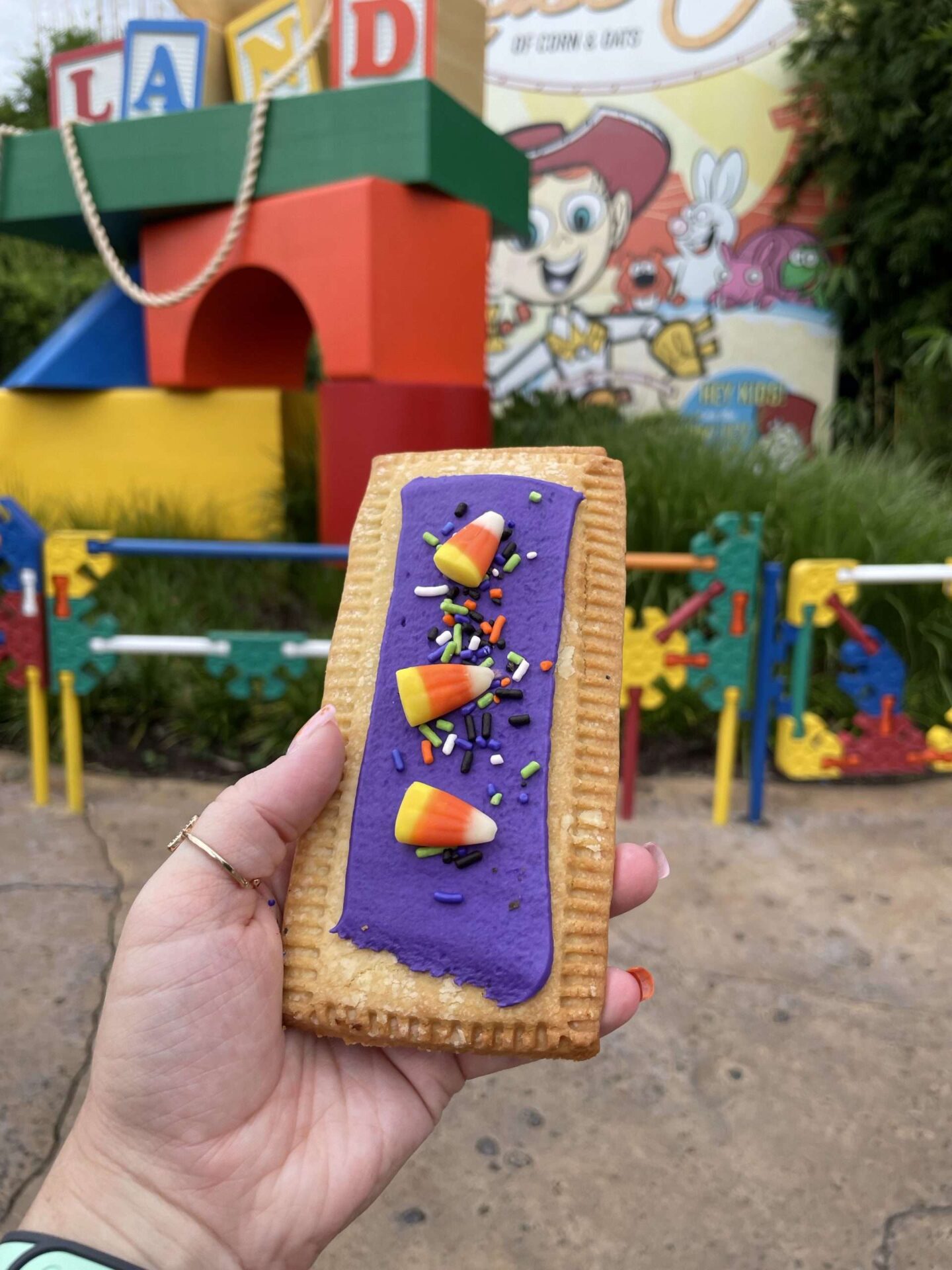Woodys Lunch Box Tart Halloween Snacks at Disney World