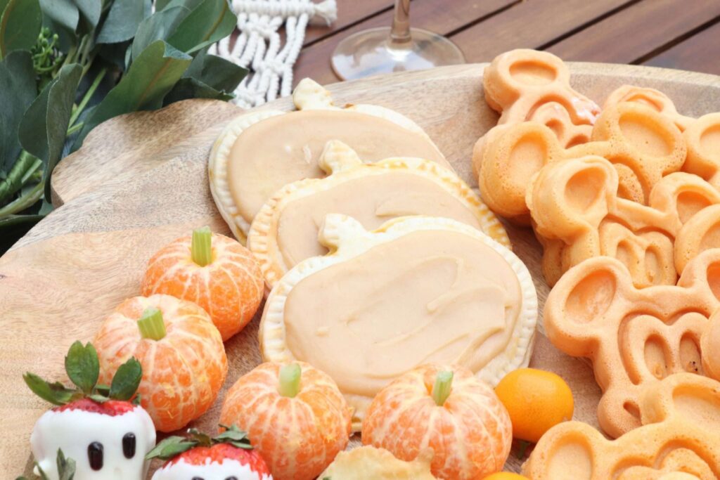 Pumpkin Poptarts and Oranges Brunch Board