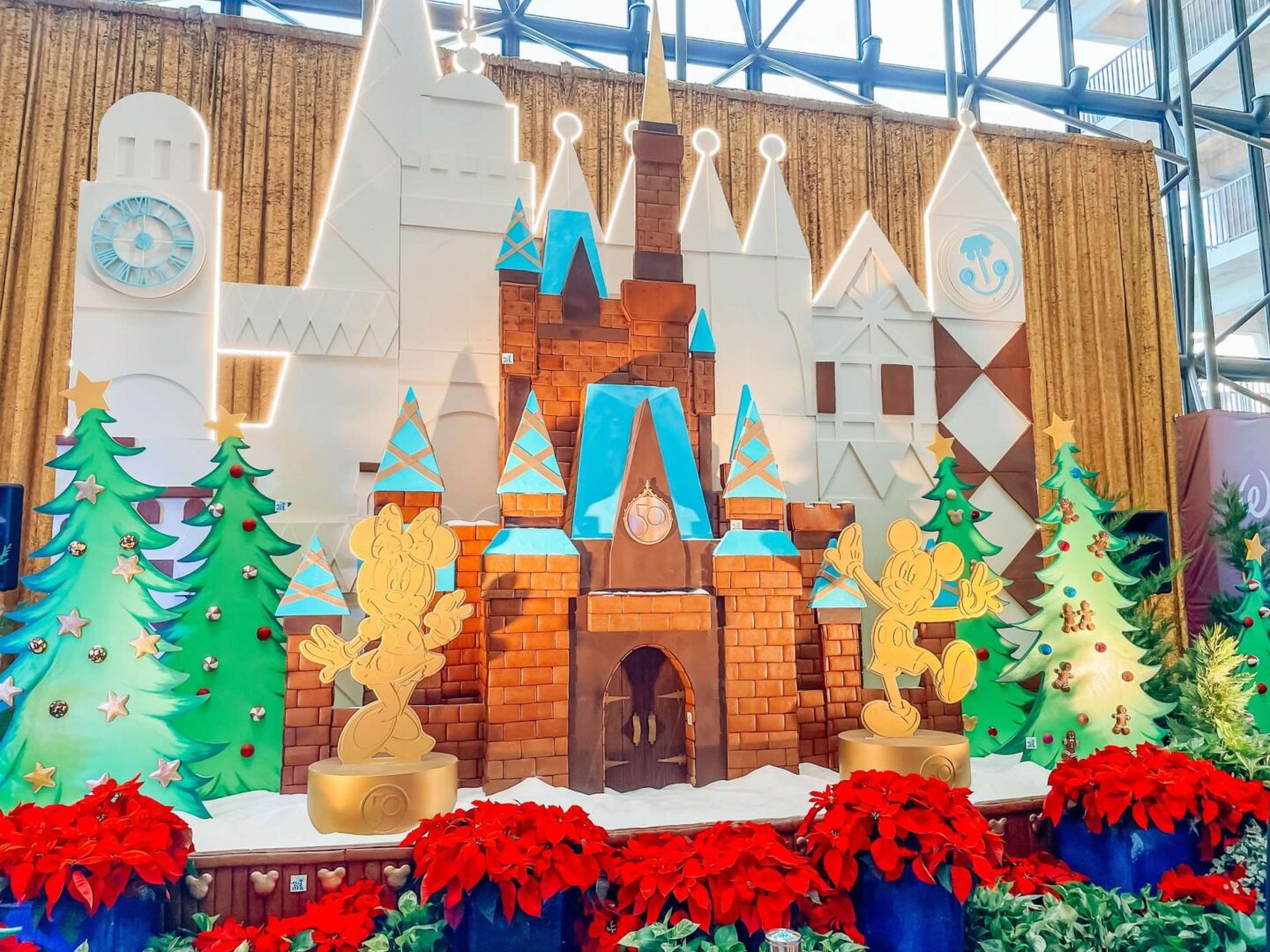 Mickey and Minnie Gingerbread Castle at the Contemporary