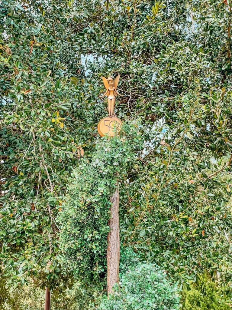 Tinkerbell Statue at Magic Kingdom