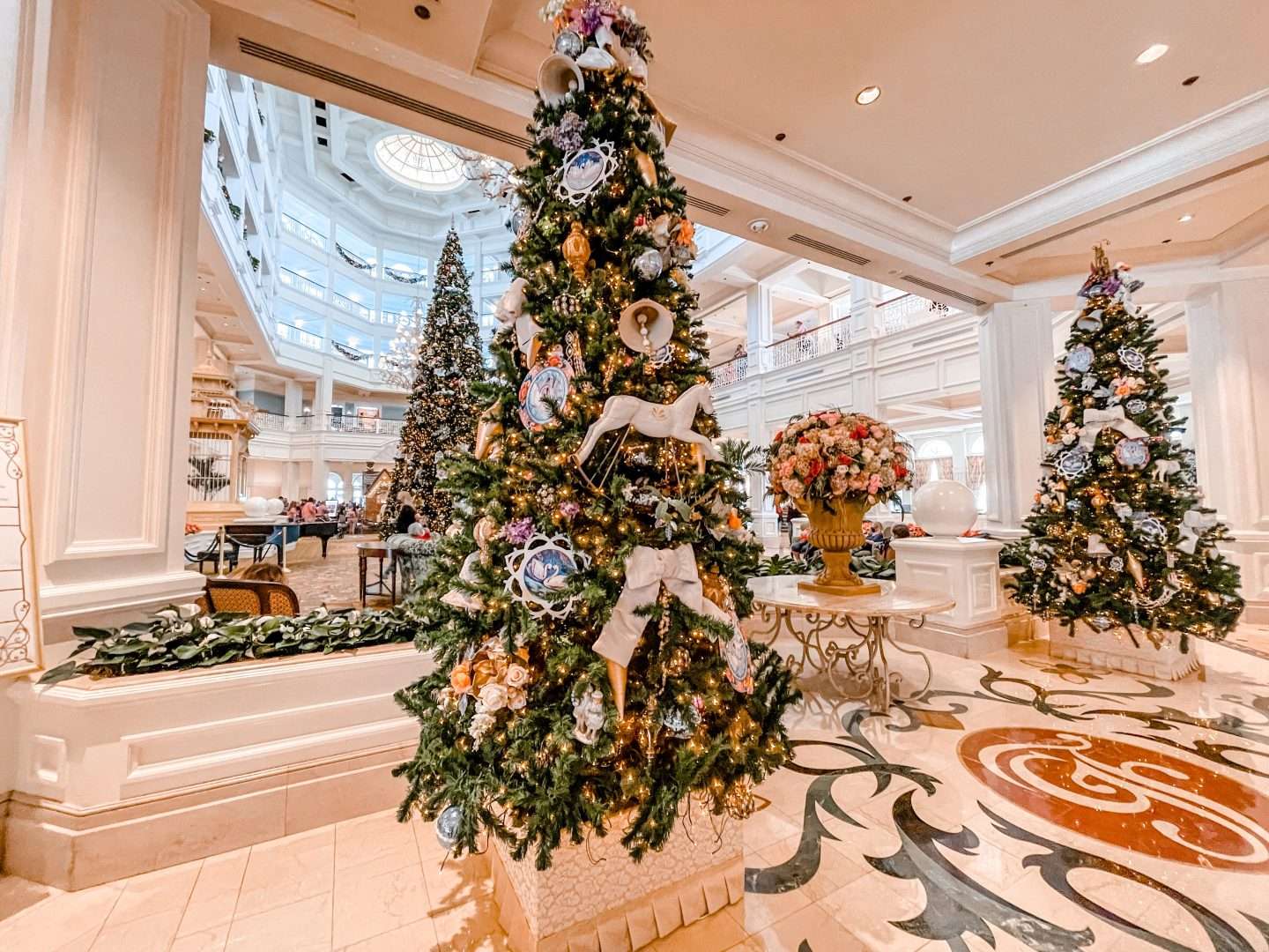 Grand Floridian Christmas Trees at Disney World