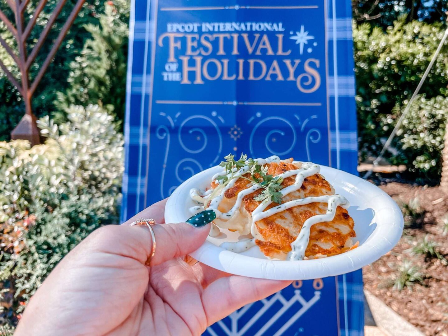 Festival of Holidays Latkes Potato Pancakes EPCOT