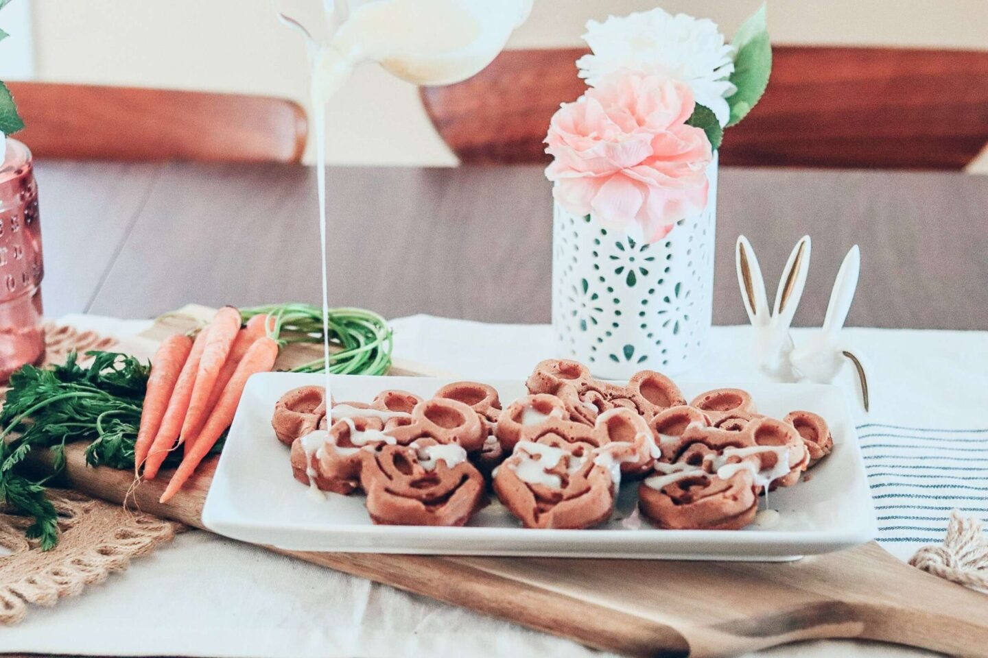 Mickey Waffles Recipes for Spring Carrot Cake