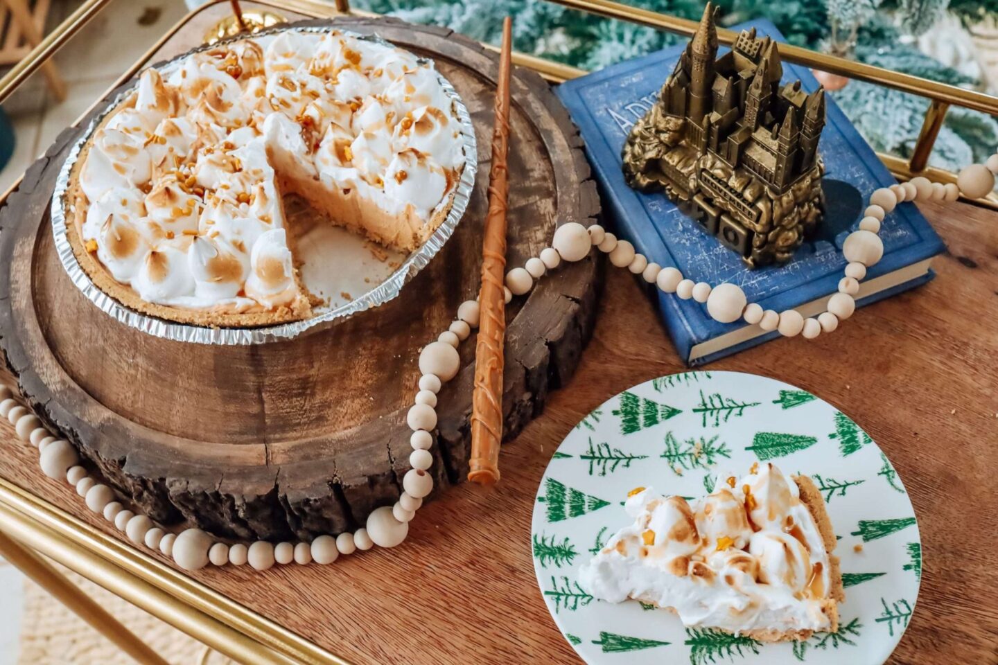 Harry Potter Butterbeer Pie for Christmas