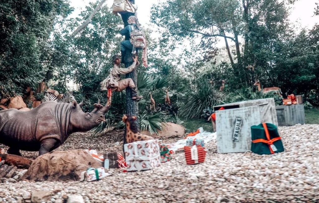 Jungle Cruise Christmas Ride Disney Magic Kingdom