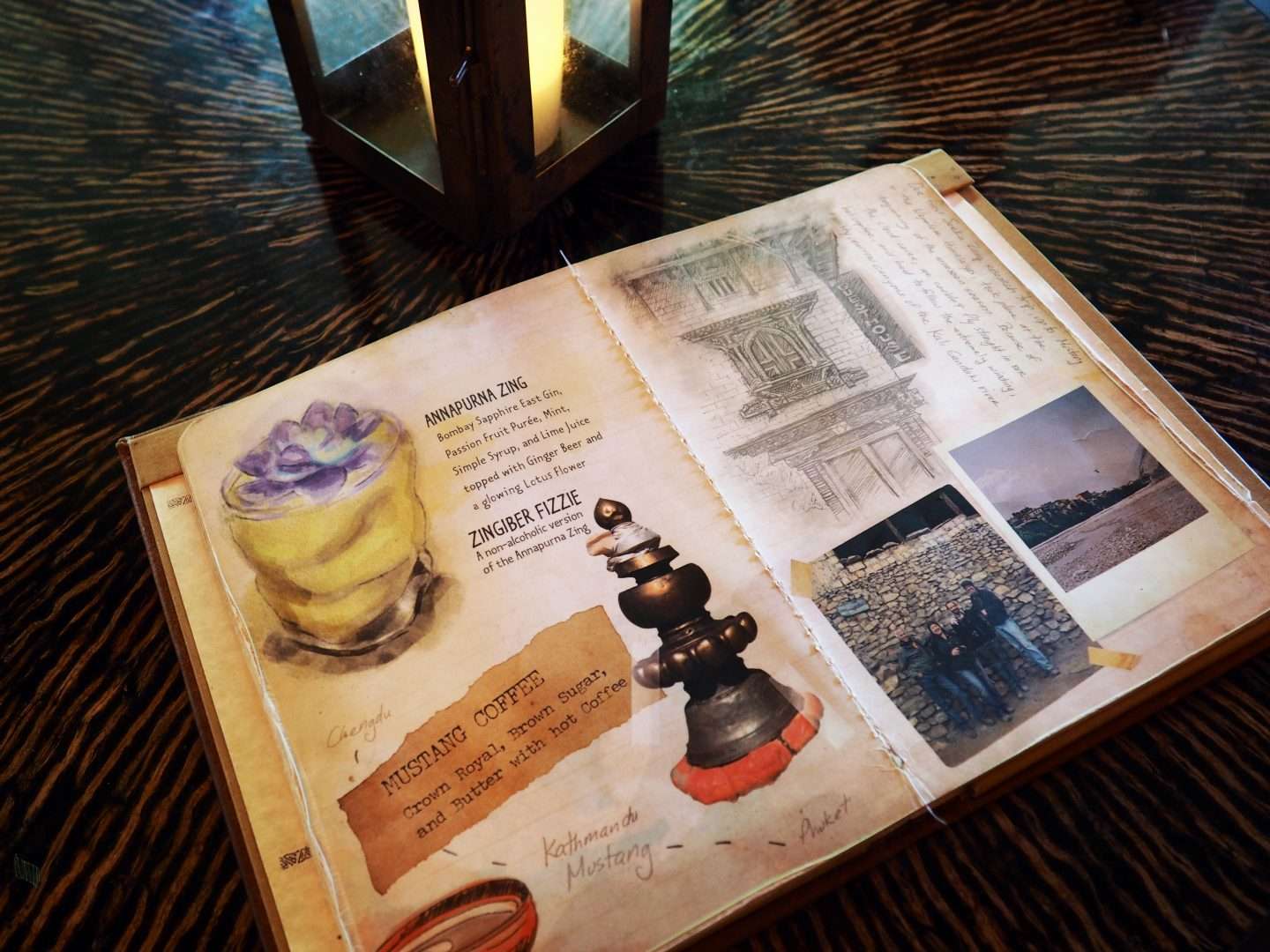 Nomad Lounge disney world Menu