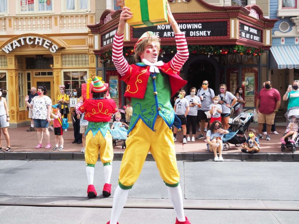 Christmas Parade at Disney World Magic Kingdom