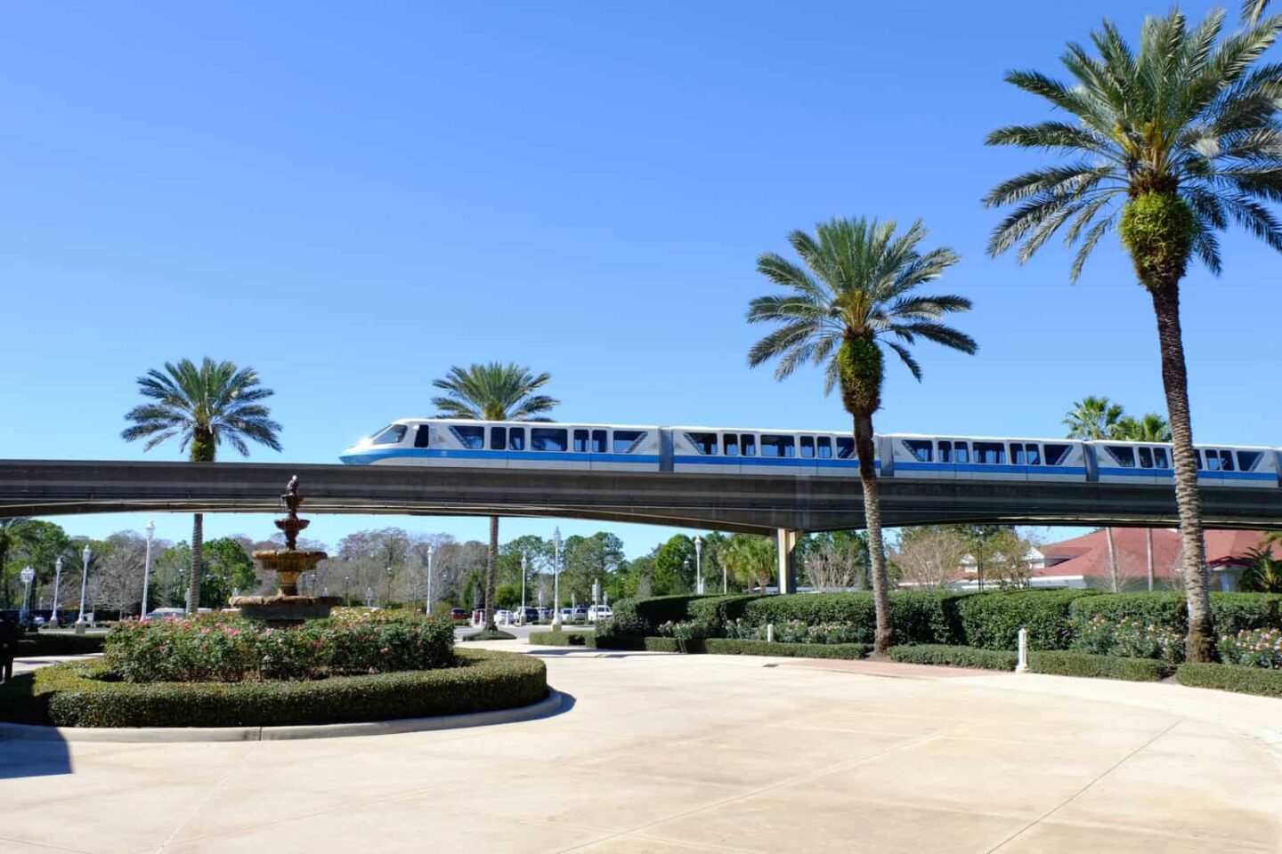 Monorail at disney grand floridian resort disney world