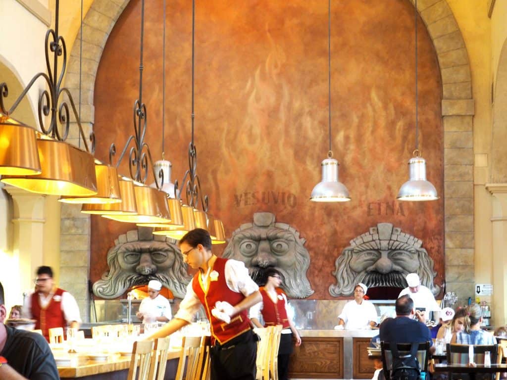 Via Napoli Disney Pizza Ovens Italian at Disney World