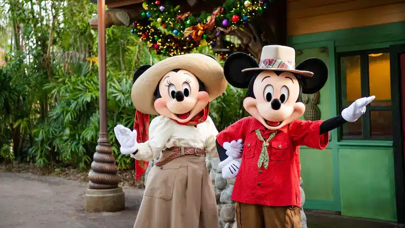 Mickey and Minnie Christmas Animal Kingdom Outfits