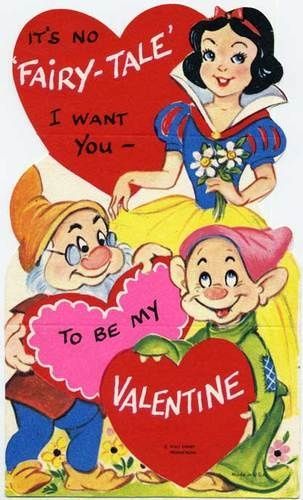 Snow White Disney Valentines Cards