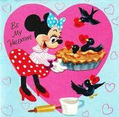 Minnie Mouse Valentines Day Cards