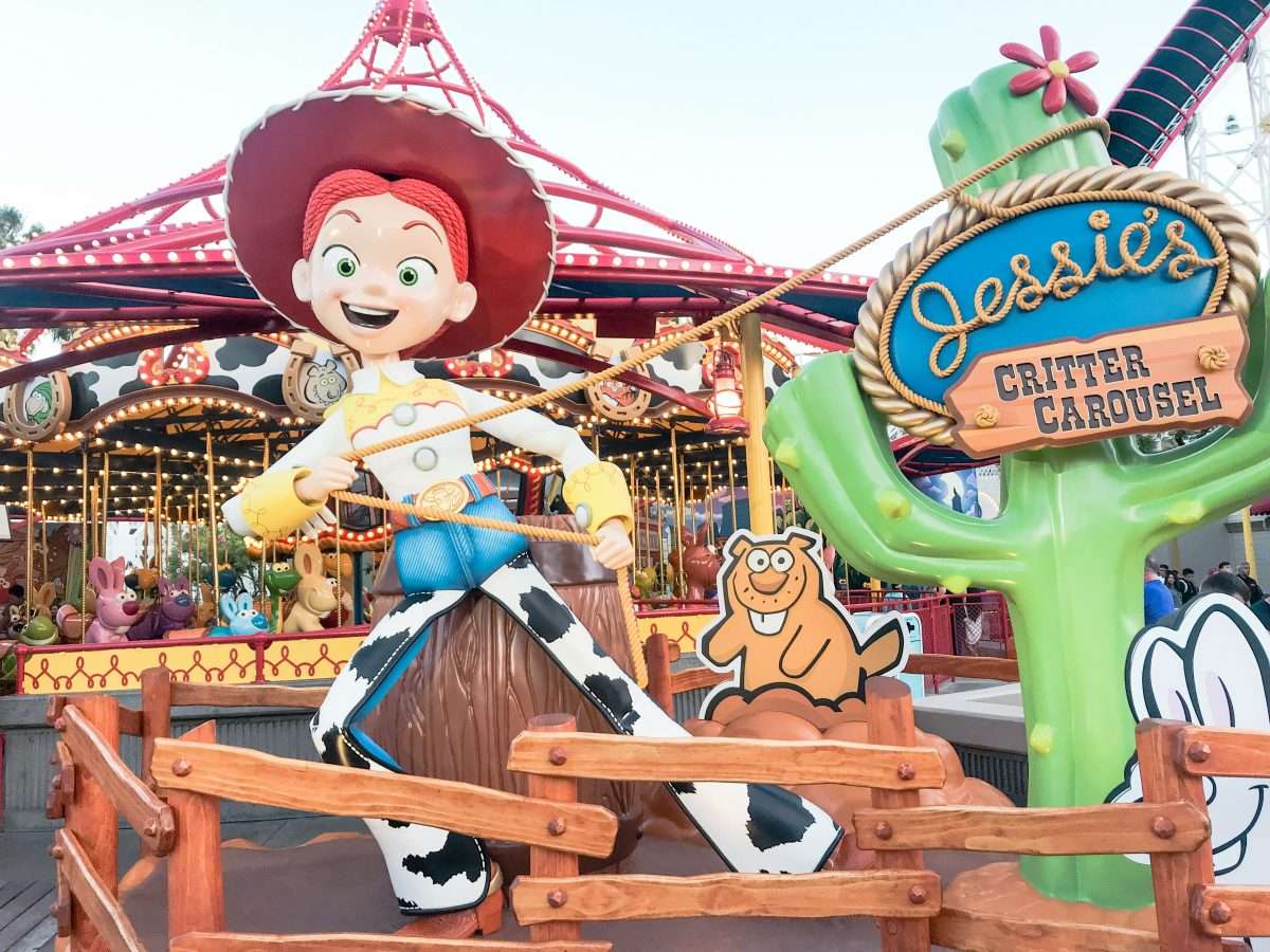 Jessies Critter Carousel Disneyland California Adventure Ride