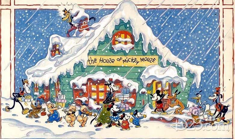 1935 Disney Studio Christmas Card