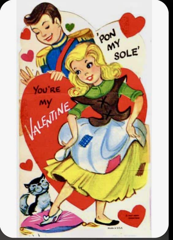 Cinderella Valentines Day Cards