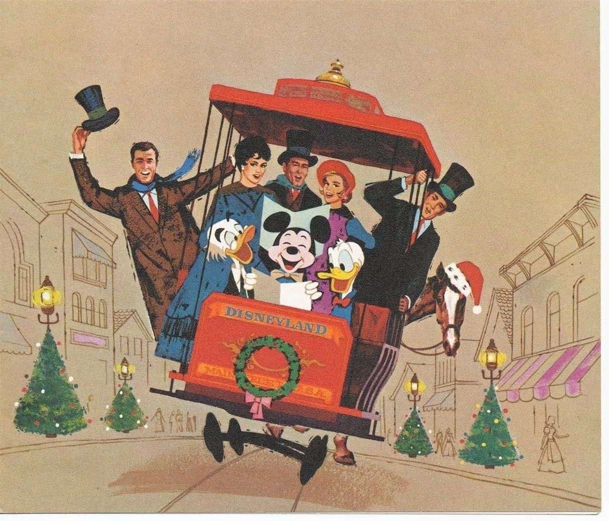 1962 Walt Disney Studio Christmas Card