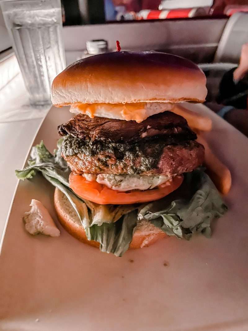 Burger and Fries Sci Fi Dine In Restaurant