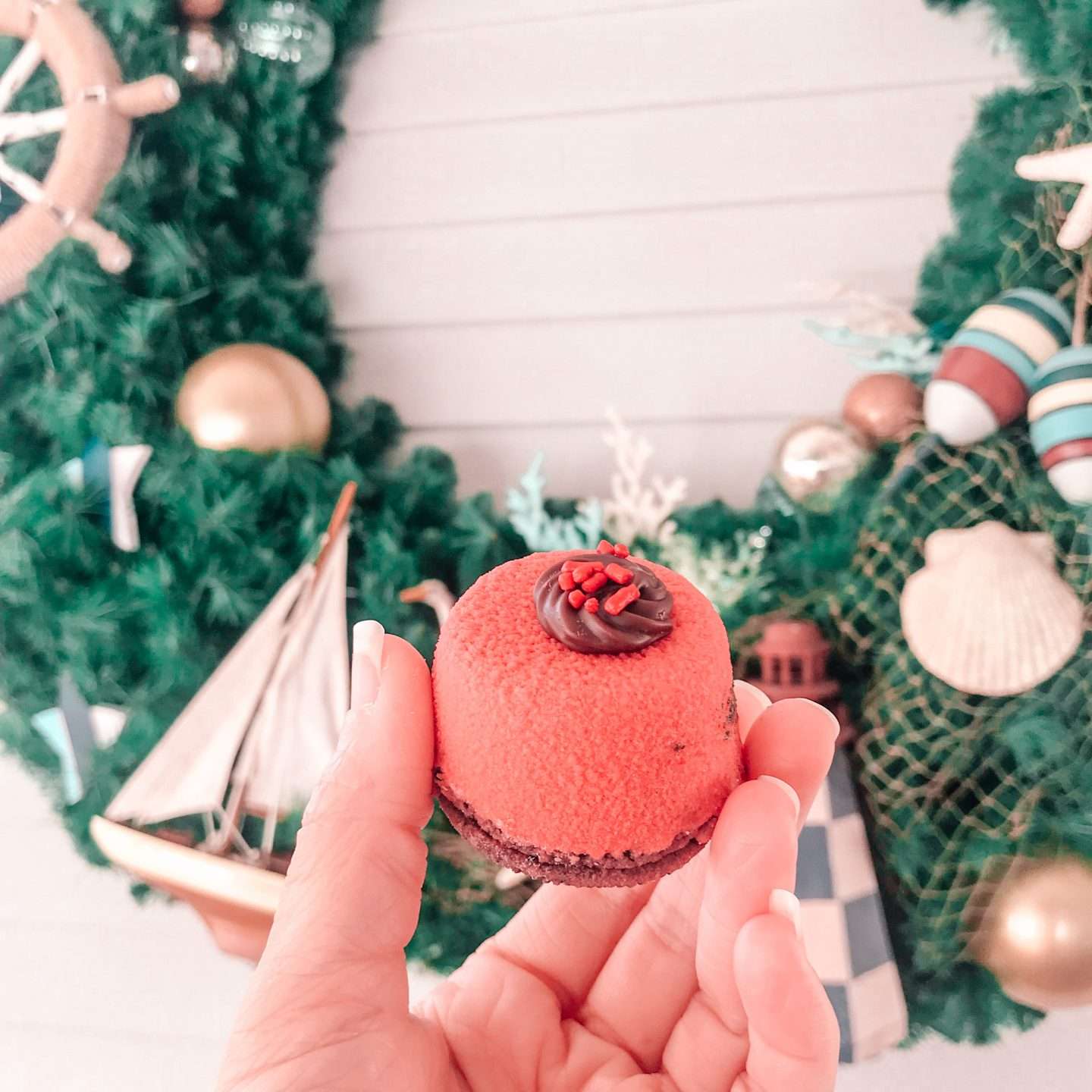 Christmas snacks at Disney Boardwalk yacht club